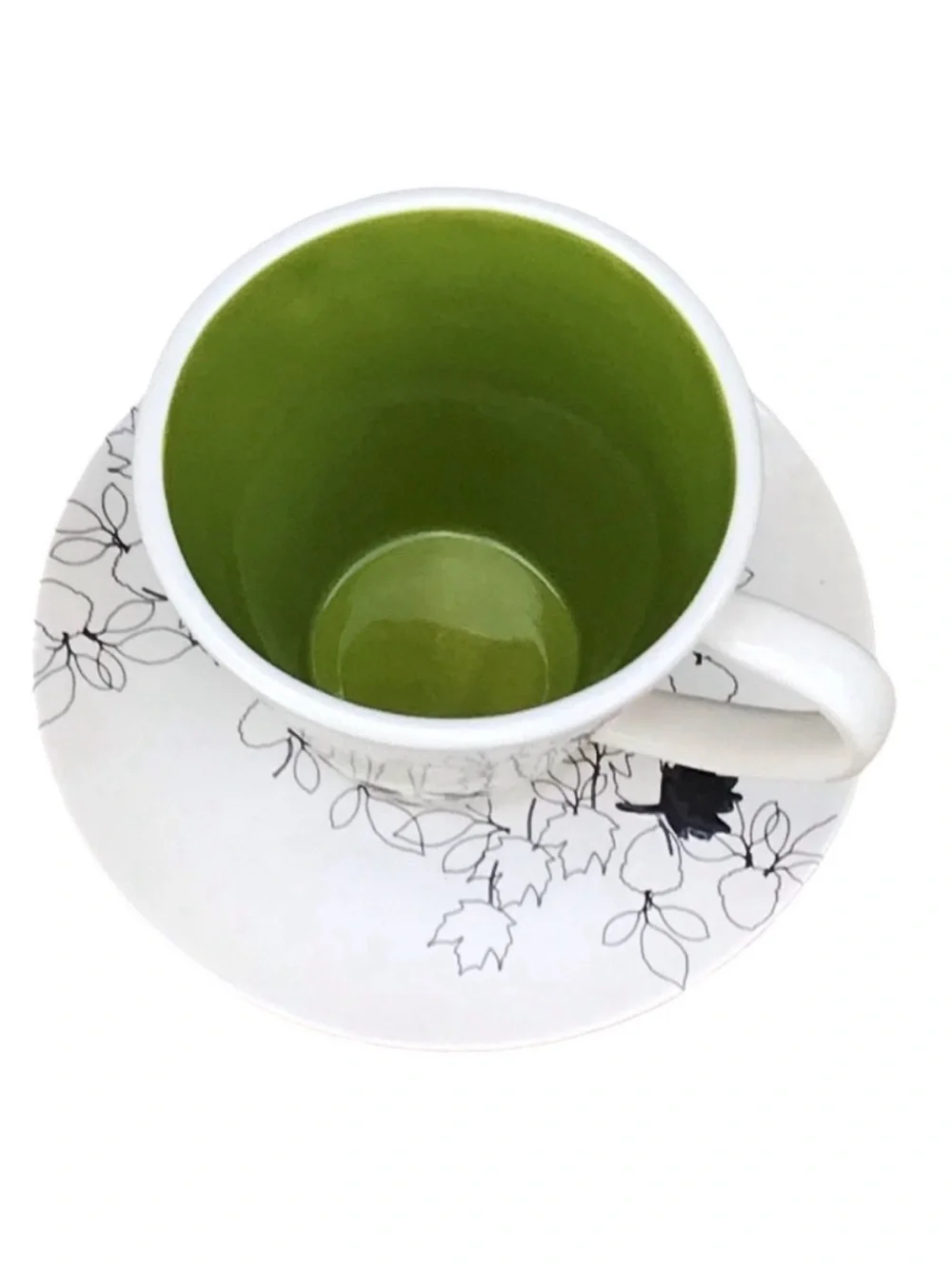 Starbucks 10 Oz Coffee Tea Cup & Saucer